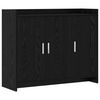 vidaXL Serv&iacute;rovac&iacute; skř&iacute;ň Čern&yacute; dub 98,5 x 33 x 80 cm Kompozitn&iacute; dřevo
