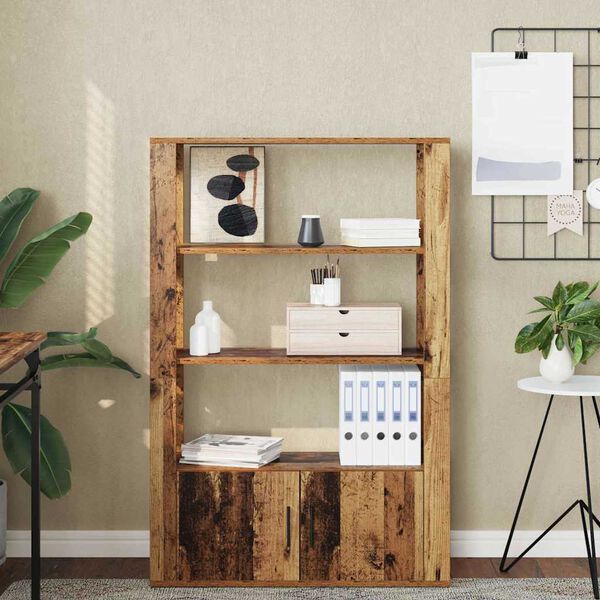 vidaXL Serv&iacute;rovac&iacute; skř&iacute;ň Star&eacute; dřevo 30 x 80 x 119,5 cm