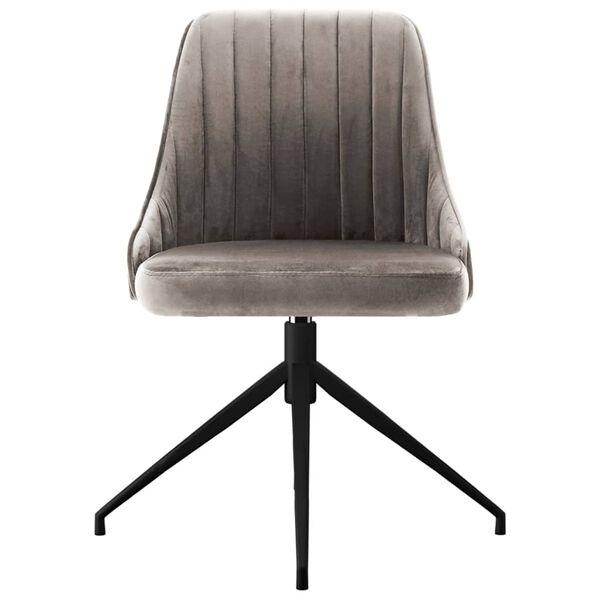 vidaXL J&iacute;deln&iacute; židle 2 ks světle &scaron;ed&eacute; samet