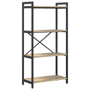vidaXL Knihovna 60 x 30 x 120 cm Kompozitn&iacute; dřevo Sonoma dub