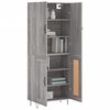 vidaXL Skř&iacute;ň highboard &scaron;ed&aacute; sonoma 69,5 x 34 x 180 cm kompozitn&iacute; dřevo