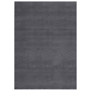 vidaXL Prateln&yacute; koberec kr&aacute;tk&yacute; vlas 160x230 cm protiskluzov&yacute; antracit