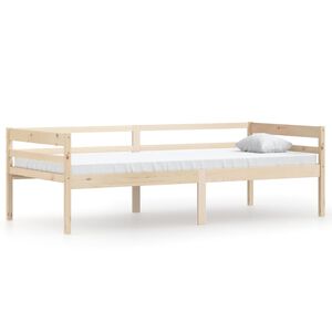 vidaXL R&aacute;m postele masivn&iacute; borov&eacute; dřevo 90 x 200 cm