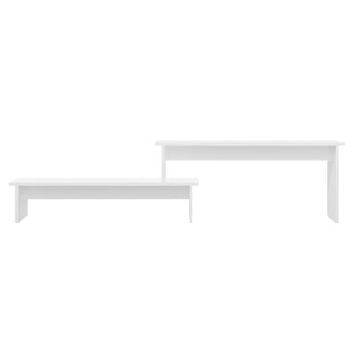 vidaXL TV stolek bílý s vysokým leskem 180 x 30 x 43 cm dřevotříska