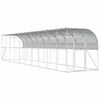vidaXL Kurn&iacute;k proti zdi Stř&iacute;brn&aacute; 600 x 150 x 215 cm Pozinkovan&aacute; ocel