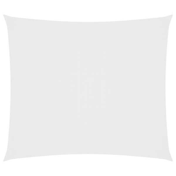 vidaXL St&iacute;n&iacute;c&iacute; plachta oxfordsk&aacute; l&aacute;tka obd&eacute;ln&iacute;kov&aacute; 2 x 2,5 m b&iacute;l&aacute;