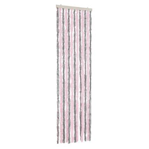 vidaXL Z&aacute;věs proti hmyzu stř&iacute;bro&scaron;ed&yacute; a růžov&yacute; 56 x 185 cm žinylka
