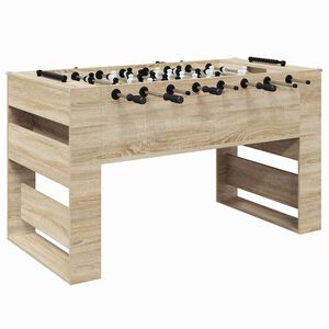 vidaXL Stoln&iacute; fotb&aacute;lek Sonoma dub 146,5 x 74 x 85 cm Kompozitn&iacute; dřevo