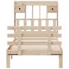 vidaXL Postel s knihovnou bez matrace 75 x 190 cm masivn&iacute; borovice