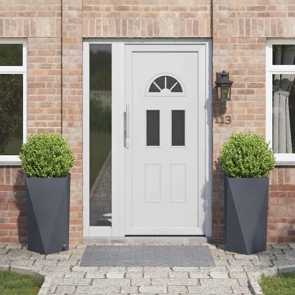 vidaXL Truhl&iacute;k 2 pcs Antracit 40 x 40 x 75 cm Ocel