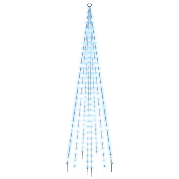 vidaXL V&aacute;nočn&iacute; stromek na stož&aacute;r 310 modr&yacute;ch LED diod 300 cm