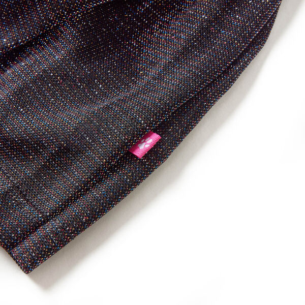 Dětská plisovaná sukně se třpytkami námořnická modrá 104