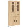 vidaXL Skř&iacute;ň highboard dub sonoma 69,5 x 34 x 180 cm kompozitn&iacute; dřevo