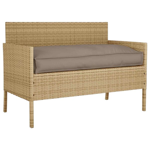 vidaXL Pol&scaron;t&aacute;ř Taupe 150 x 40 x 8 cm Oxford l&aacute;tka