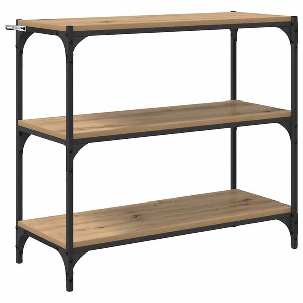 vidaXL Knihovna Artisanov&yacute; dub 80 x 33 x 70,5 cm