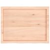 vidaXL N&aacute;stěnn&aacute; police 80x60x(2-4) cm neo&scaron;etřen&eacute; masivn&iacute; dubov&eacute; dřevo