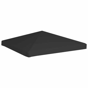 vidaXL N&aacute;hradn&iacute; střecha na alt&aacute;n 270 g/m&sup2; 3 x 3 m čern&aacute;