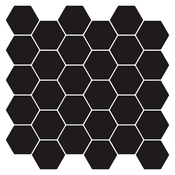 vidaXL Hexagon&aacute;ln&iacute; dlaždice 20 pcs B&iacute;l&aacute; 30 x 30 cm Polyuretan a PET