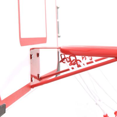 vidaXL Pětidílná sada nástěnného basketbalového koše s deskou