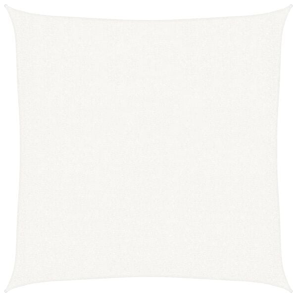 vidaXL Plachta proti slunci 160 g/m&sup2; b&iacute;l&aacute; 2,5 x 2,5 m HDPE