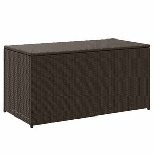 vidaXL Zahradn&iacute; &uacute;ložn&yacute; box z polyratanu 100 x 50 x 50 cm hněd&yacute;