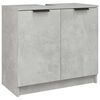 vidaXL Koupelnov&aacute; skř&iacute;ňka betonově &scaron;ed&aacute; 64,5 x 33,5 x 59 cm kompozit