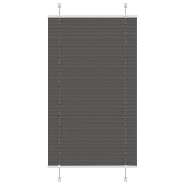 vidaXL Plisovan&aacute; roleta čern&aacute; 70x100 cm &Scaron;&iacute;řka l&aacute;tky 69,4 cm Polyester