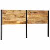 vidaXL Čelo postele 200 cm z masivn&iacute;ho dřeva Mango a železa