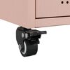vidaXL Př&iacute;born&iacute;k růžov&yacute; 36 x 39 x 72 cm ocel