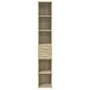vidaXL Skř&iacute;ň highboard dub sonoma 30 x 42,5 x 185 cm kompozitn&iacute; dřevo