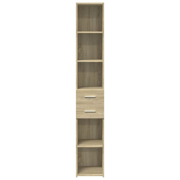 vidaXL Skř&iacute;ň highboard dub sonoma 30 x 42,5 x 185 cm kompozitn&iacute; dřevo