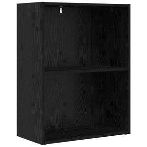 vidaXL Knihovna 60 x 30 x 76.5 cm Kompozitn&iacute; dřevo Čern&yacute; dub