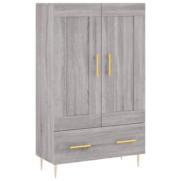 vidaXL Skř&iacute;ň highboard &scaron;ed&aacute; sonoma 69,5 x 31 x 115 cm kompozitn&iacute; dřevo