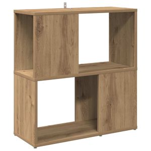 vidaXL Knihovna dub artisan 60 x 24 x 63 cm kompozitn&iacute; dřevo