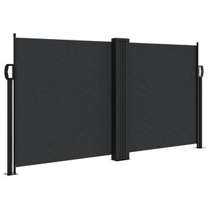 vidaXL Zatahovac&iacute; bočn&iacute; mark&yacute;za čern&aacute; 120 x 600 cm