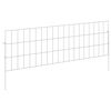 vidaXL Zahradn&iacute; plot se sloupky 48 ks 95 x 30 cm Pozinkovan&aacute; ocel