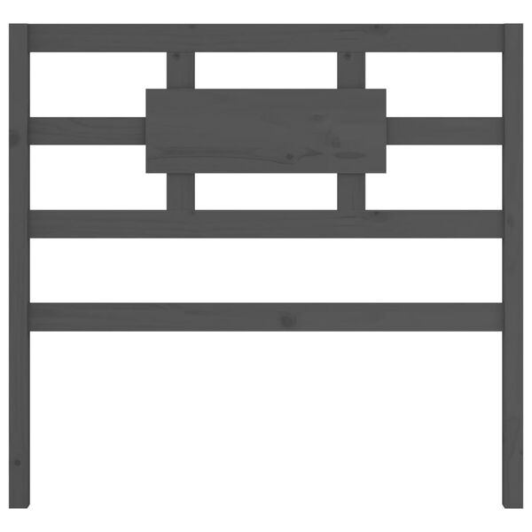 vidaXL Čelo postele &scaron;ed&eacute; 95,5 x 4 x 100 cm masivn&iacute; borovice
