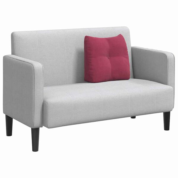 vidaXL Pol&scaron;t&aacute;ř na z&aacute;da V&iacute;no Červen&eacute; 45 x 24 x 50 cm samet