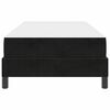 vidaXL Postel s boxspringem s matrací Černá 80 x 200 cm textil