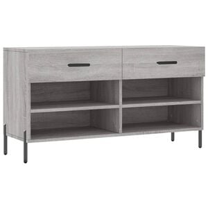 vidaXL Botn&iacute;k &scaron;ed&yacute; sonoma 102 x 35 x 55 cm kompozitn&iacute; dřevo