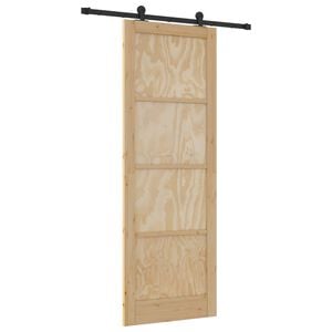 vidaXL Posuvn&eacute; dveře ORKDAL Př&iacute;rodn&iacute; 83 x 232 cm