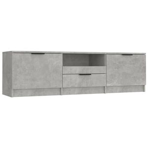 vidaXL TV skř&iacute;ňka betonově &scaron;ed&aacute; 140 x 35 x 40 cm kompozitn&iacute; dřevo