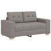 vidaXL Dvoused&aacute;k, taupe, l&aacute;tka 160 x 77 x 82 cm