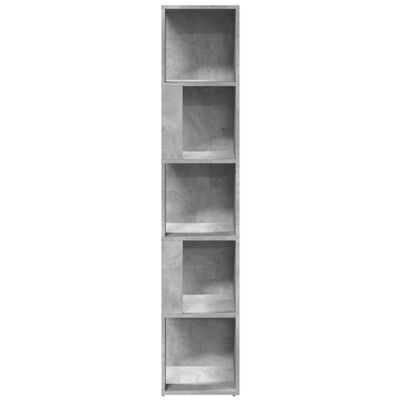 vidaXL Rohová skříňka betonově šedá 33 x 33 x 164,5 cm dřevotříska