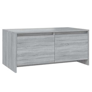 vidaXL Konferenčn&iacute; stolek &scaron;ed&yacute; sonoma 90x50x41,5 cm kompozitn&iacute; dřevo