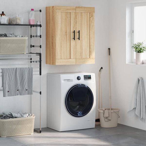 vidaXL N&aacute;stěnn&aacute; skř&iacute;ňka dub sonoma 69,5 x 34 x 90 cm kompozitn&iacute; dřevo