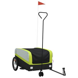 vidaXL Voz&iacute;k za kolo čern&yacute; a zelen&yacute; 45 kg železo