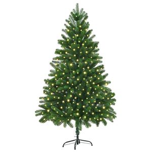vidaXL V&aacute;nočn&iacute; stromeček s 300 LED diodami s stojanem Zelen&aacute; 180 cm PE