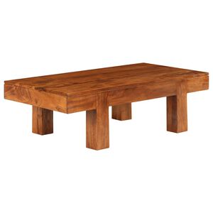 vidaXL Konferenčn&iacute; stolek ak&aacute;cie s medov&yacute;m povrchem 100 x 50 x 30 cm