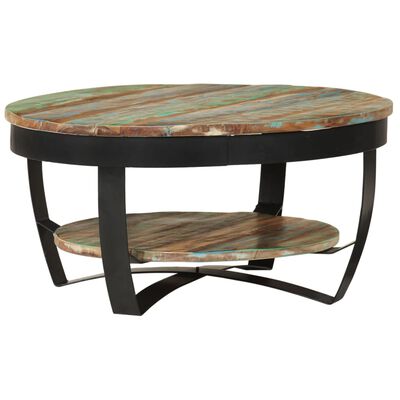 vidaXL Konferenční stolek masivní recyklované dřevo 65 x 32 cm